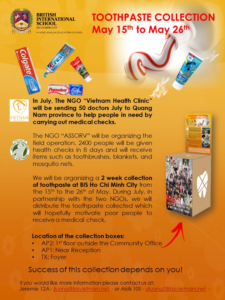 Toothpaste collection BIS HCMC