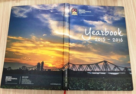 British International School Hanoi Yearbook cover competition