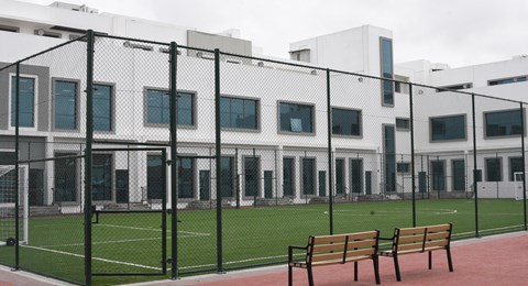 Outdoor sports pitch at Themaid