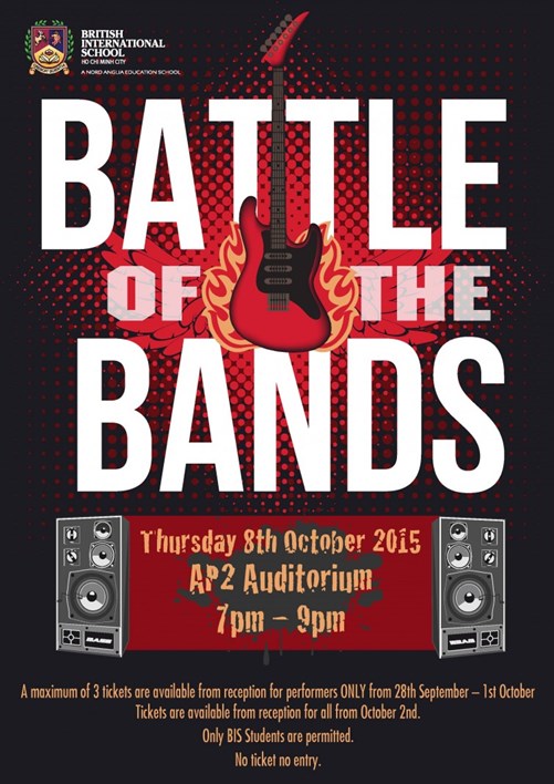 BISHCMC Battle of the Bands 2015