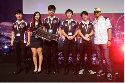 Team Helios with F1 in Schools Best Newcomers Trophy
