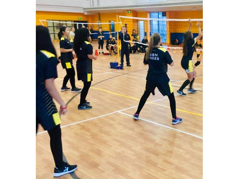BSN Foxes Volleyball Team off to a great start! The British School of