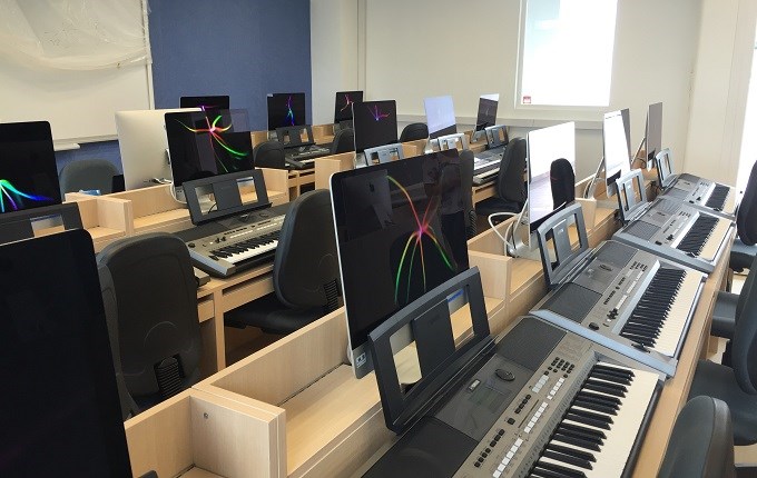 The Juilliard Keyboard Lab on 5/F
