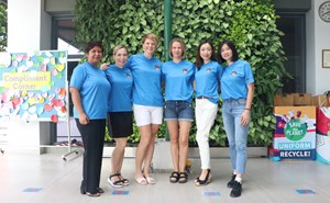 Our PTG Volunteer Coordinators (from L-R): Gayatri, Lily, Pamela, Jana, Ai, Vivian and Thomas (not in the photo)