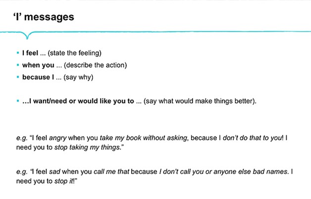 PSHE Being Assertive Presentation - I Method