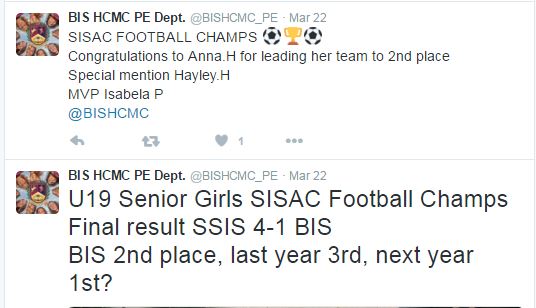 U19 Senior Girls SISAC Football Champs