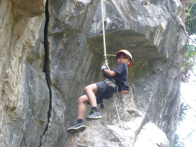 Abseiling at Marble Mountain