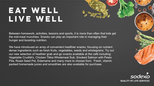Sodexo Eat Well Graphic
