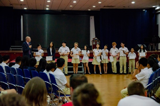 British International School Hanoi Secondary Assembly