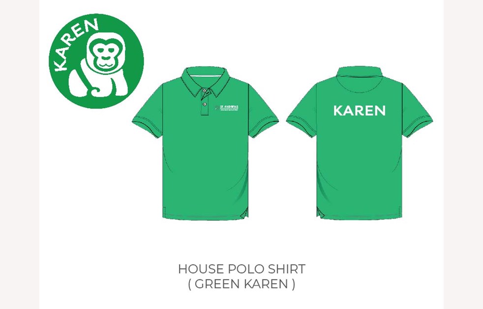 karen house polo uniform