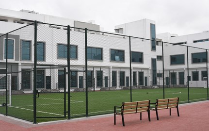 Outdoor sports pitch at Themaid