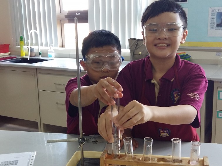 Year 5 in the Science Lab