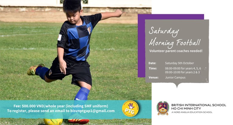 PTG Saturday Morning Football - BIS HCMC