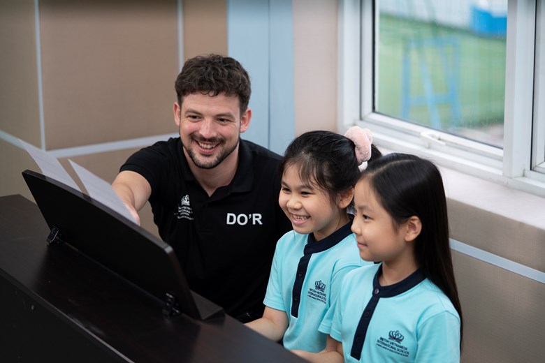 Primary Music teacher piano students