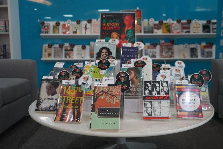 Black History Month 2022 Library Stand