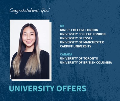 Gia, Year 13