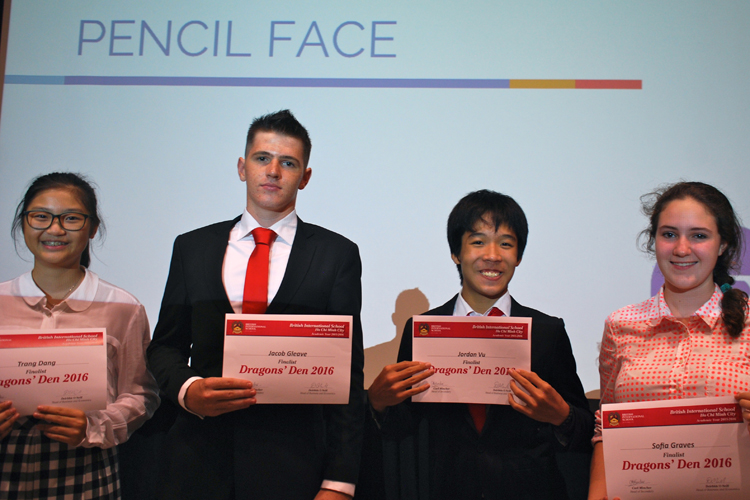 Dragons Den Finalist 2016 Pencil Face