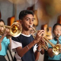 Boy trumpet Juilliard Music Curriculum 