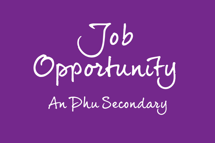 Job Opportunity – An Phu Secondary Campus