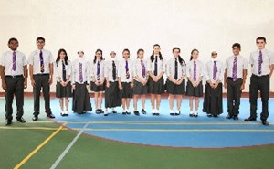 Students in uniform
