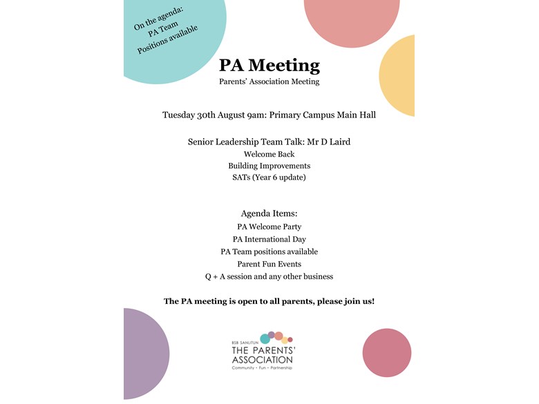 Parents' Association Meeting
