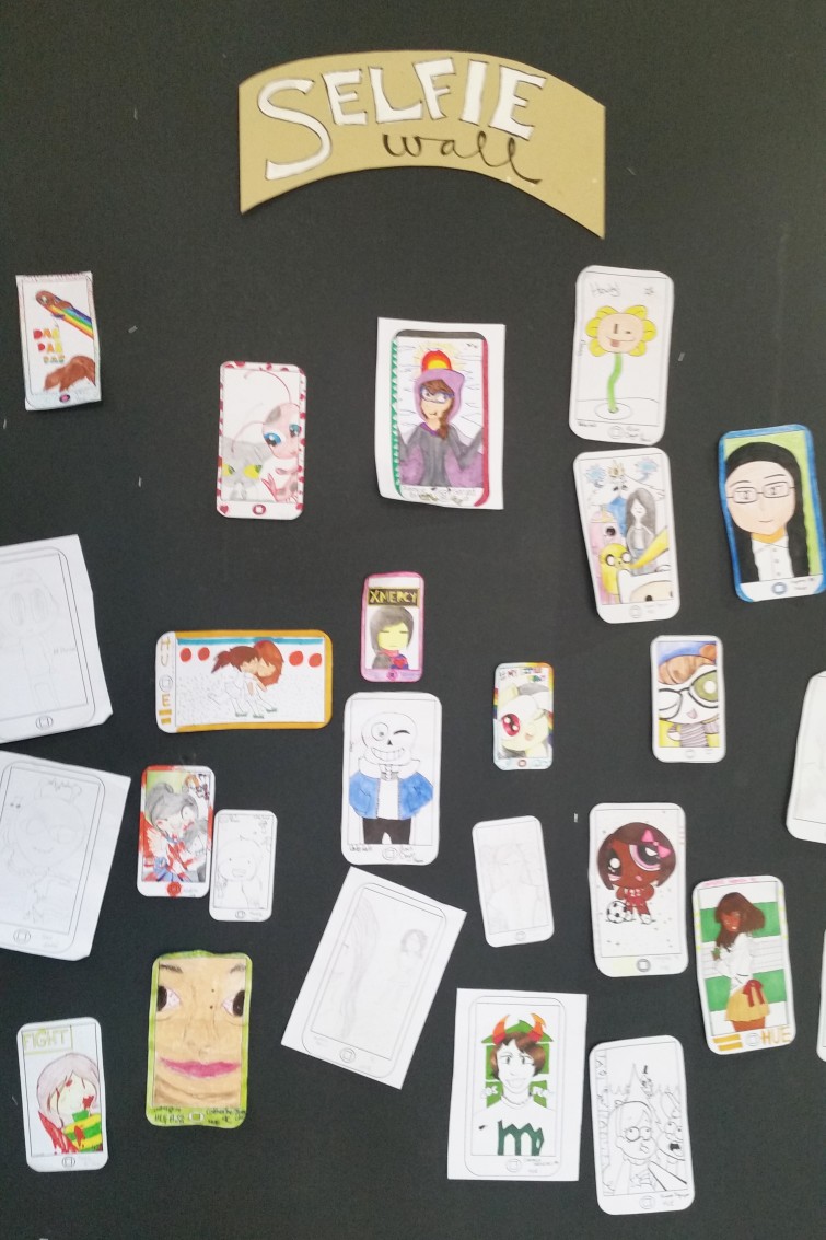 The Big Draw 2016 Selfie Wall