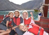 Girls Dhow Boat Oman 2014
