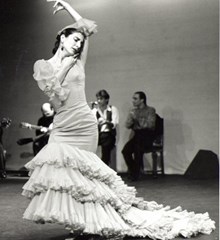 pilar rospide ICS activities programme manager dancing flamenco