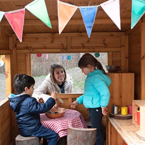 kinder outdoor learning kitchen soup bowl banner house