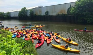 Kayaking the Chicago River