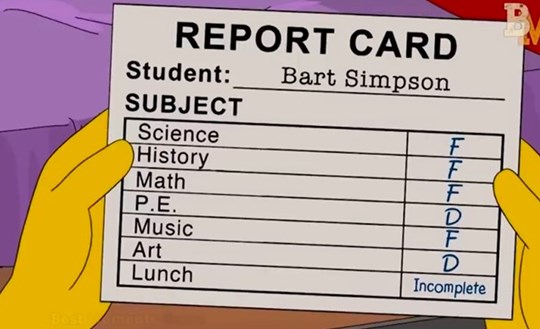 Report card 2