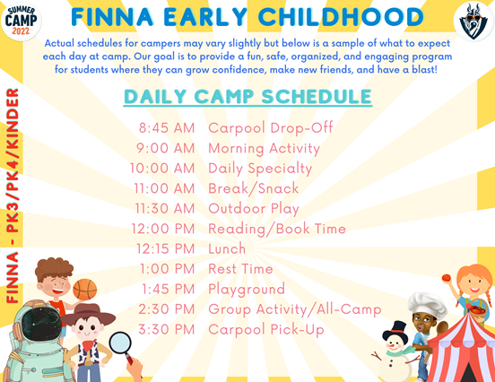 Early Childhood summer camp 2022