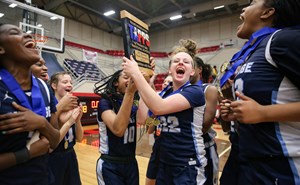 Village School Girls Basketball Wins State