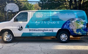 BISW Private British International School of Washington in DC Van and bus transportation for students in area