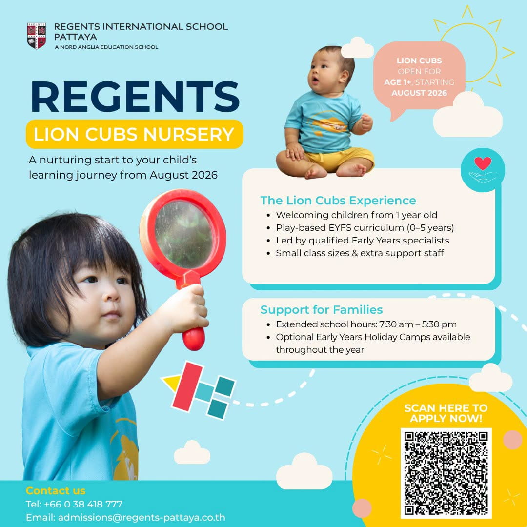 Lion Cubs Nursery at Regents for Children from One Year Old - lion-cubs-nursery-regents-international-school-pattaya