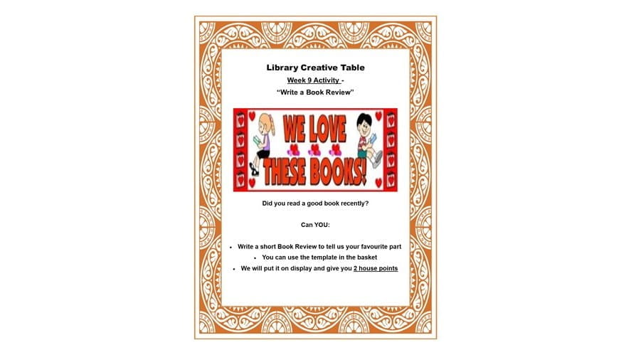 Creative table Week 9