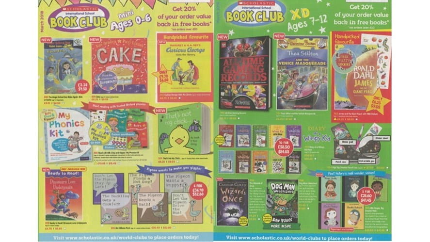 Scholastic brochure May 2018